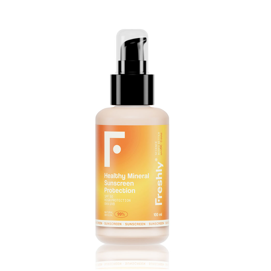 FRESHLY  Protetor Solar Mineral SPF50 - Mineral Sunscreen Protection - 100ml