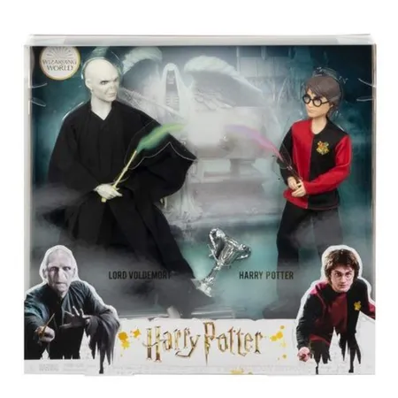 Mattel Harry Potter Geschenkset für Sammler mit Voldemort-Puppe und Harry Potter-Puppe