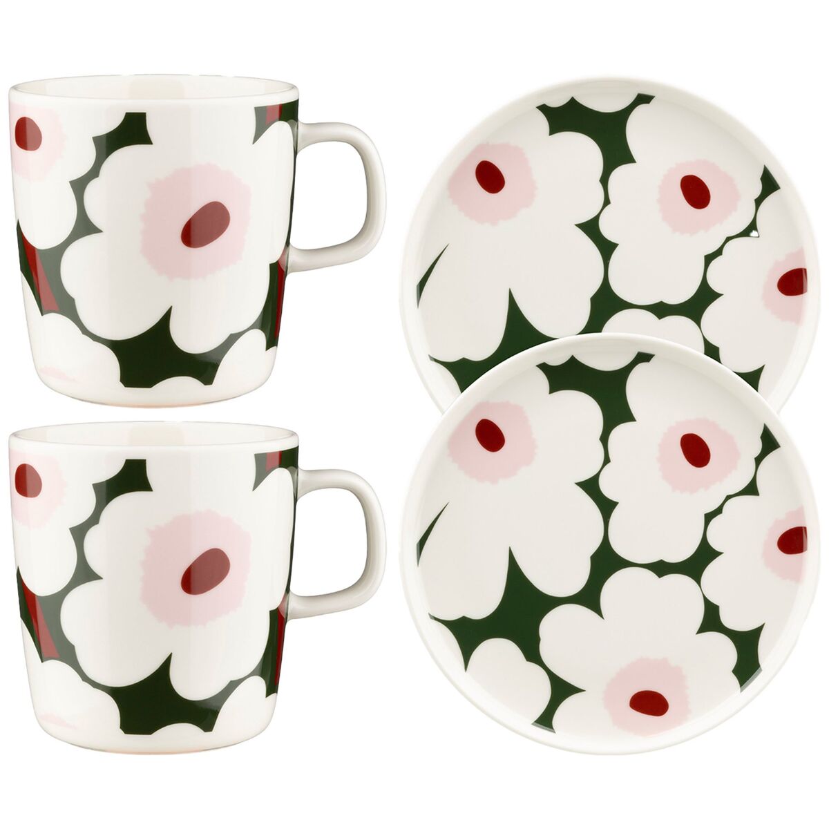 Unikko frokostsett 4 deler