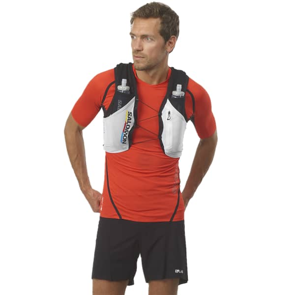 Sac trail SALOMON ADV SKIN 5 RACE FLAG BLACK/WHITE