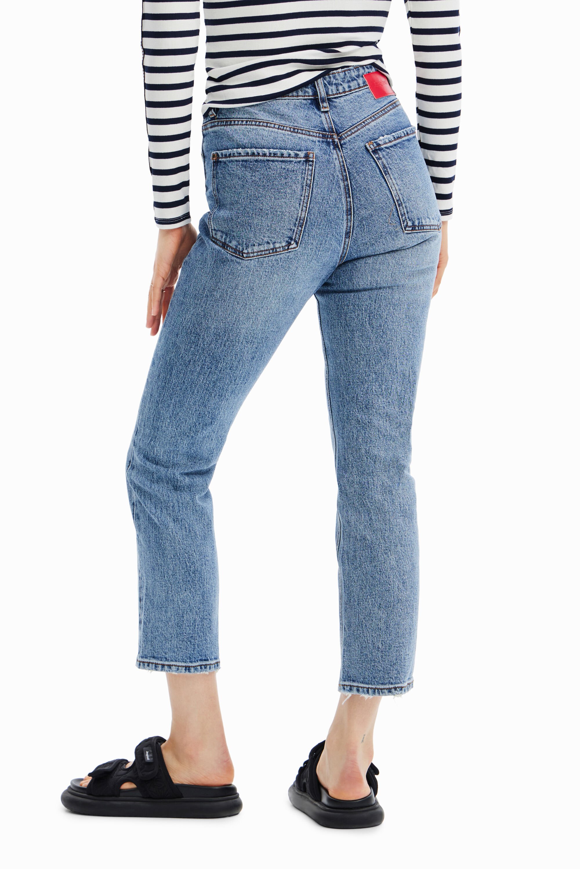 Jean Straight chevilles
