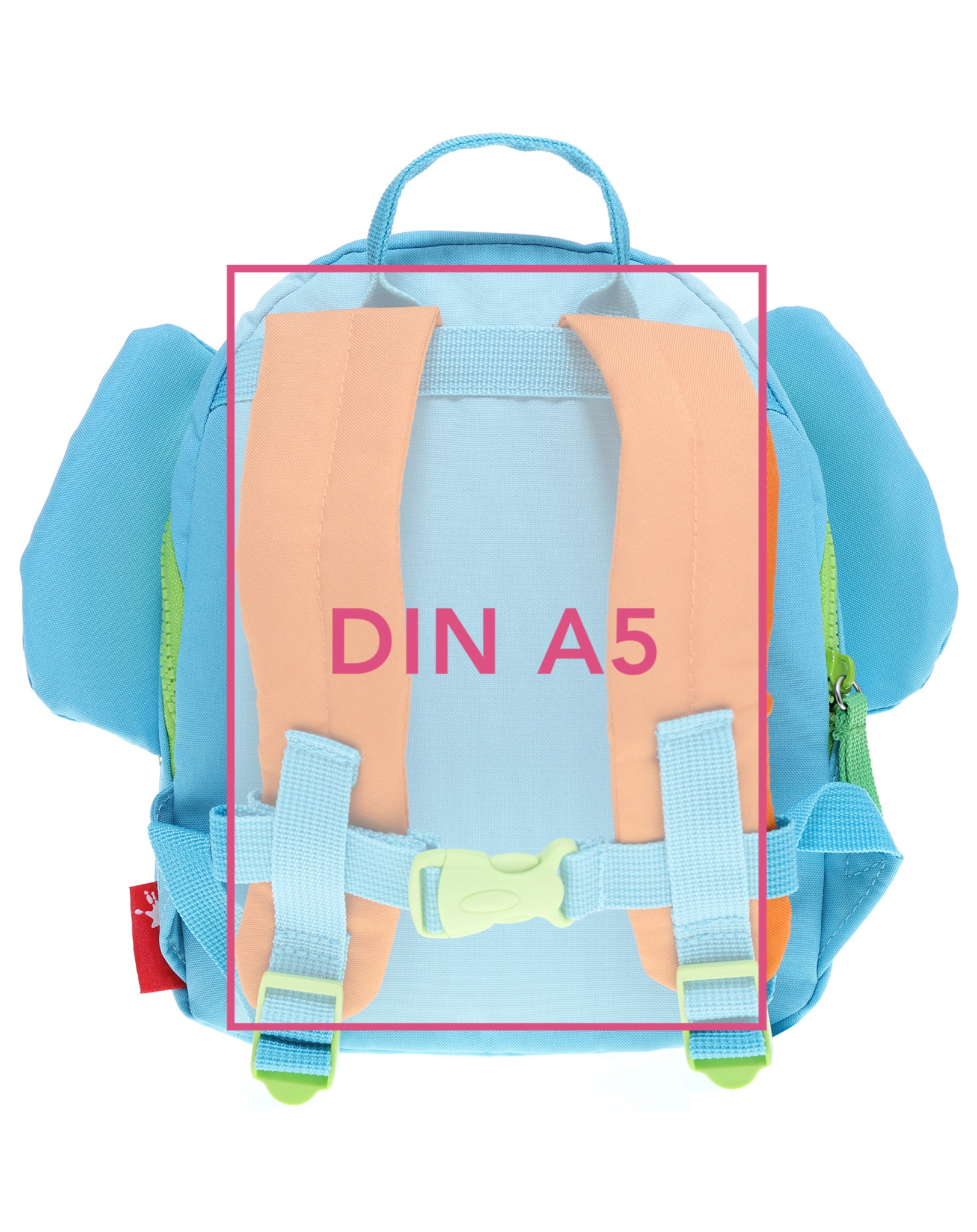 Minirucksack ELEFANT (24x22x10) in blau