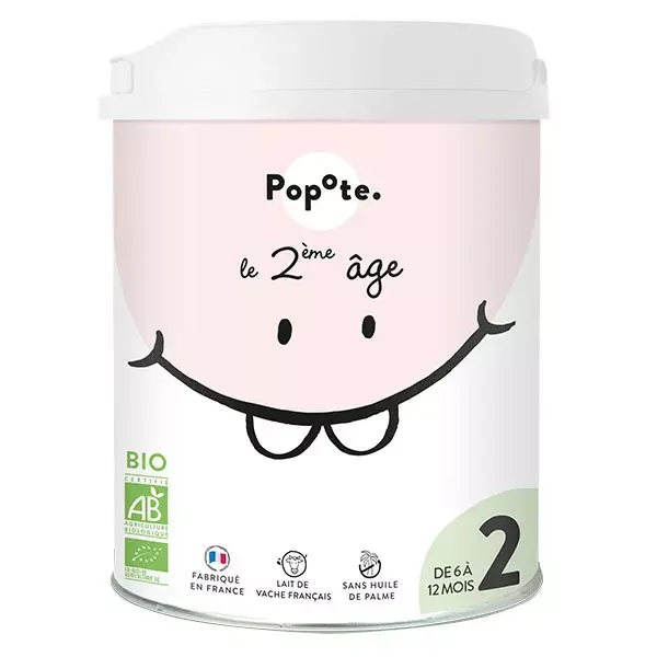 Leite infantil orgânico Fase 2, 800g
