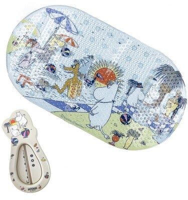 Mummitrollet Riviera Badematte & Termometer