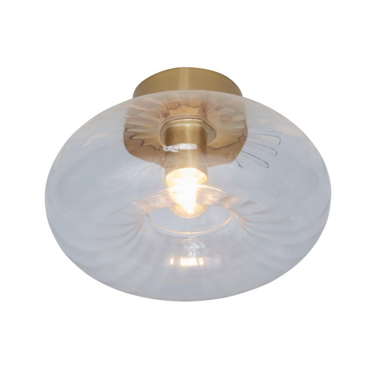 It's about Romi Brussels plafondlamp Ø27 goud/transparant