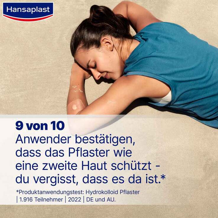 Hansaplast Zweite Haut Schutz Pflaster gross, 3 St