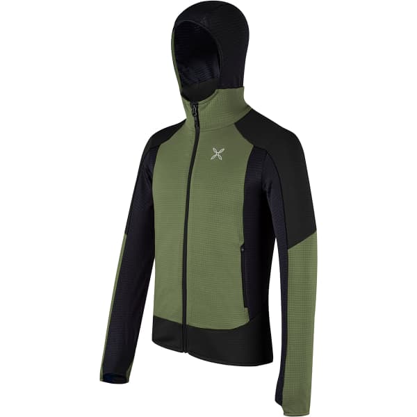 Veste polaire randonnée MONTURA STRETCH COLOR 2 MAGLIA GREEN SALVIA
