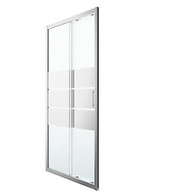 Porte de douche coulissante GoodHome Beloya miroir 100 cm