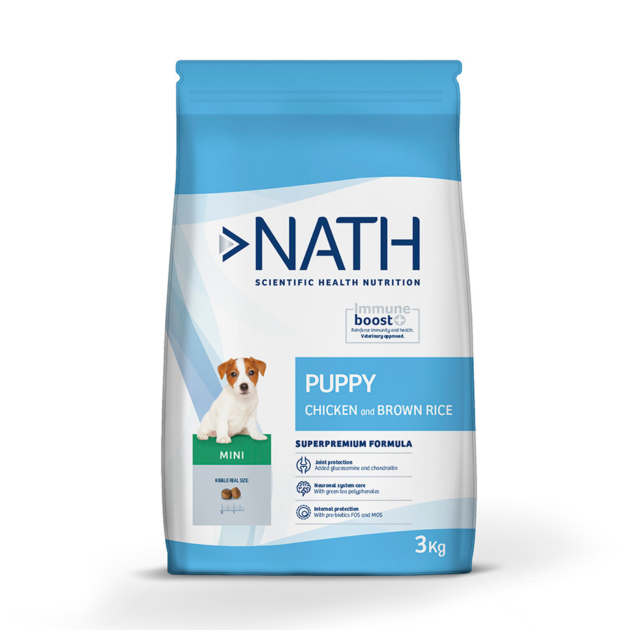 Ração para cães Nath Puppy Mini Chicken