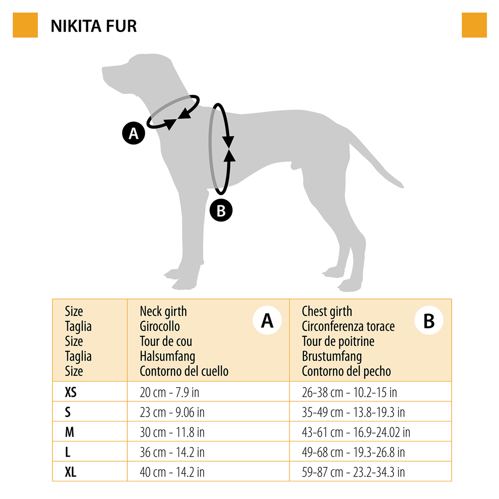 Nikita fur xl harnais pour chien, respirant, fourrure ecologique douce, sangle réglable, tartan