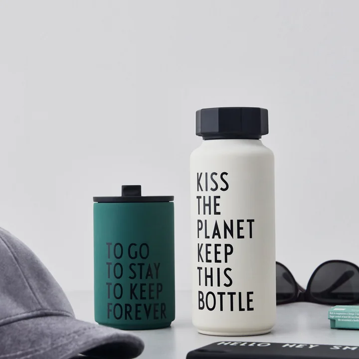 Design Letters - AJ Thermosflasche Hot & Cold 0,5 l, beige (Sonderedition)