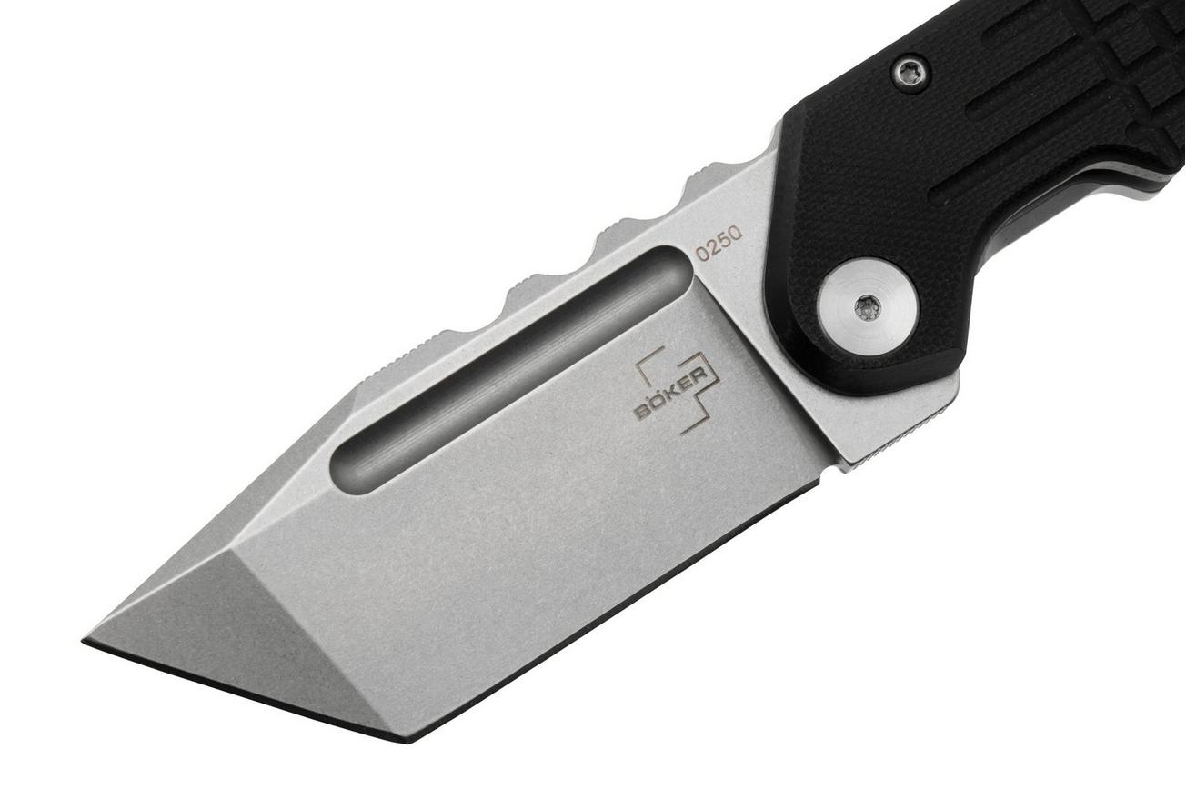 Böker Plus Dvalin Folder Tanto 01BO549, D2, Black G10, zakmes
