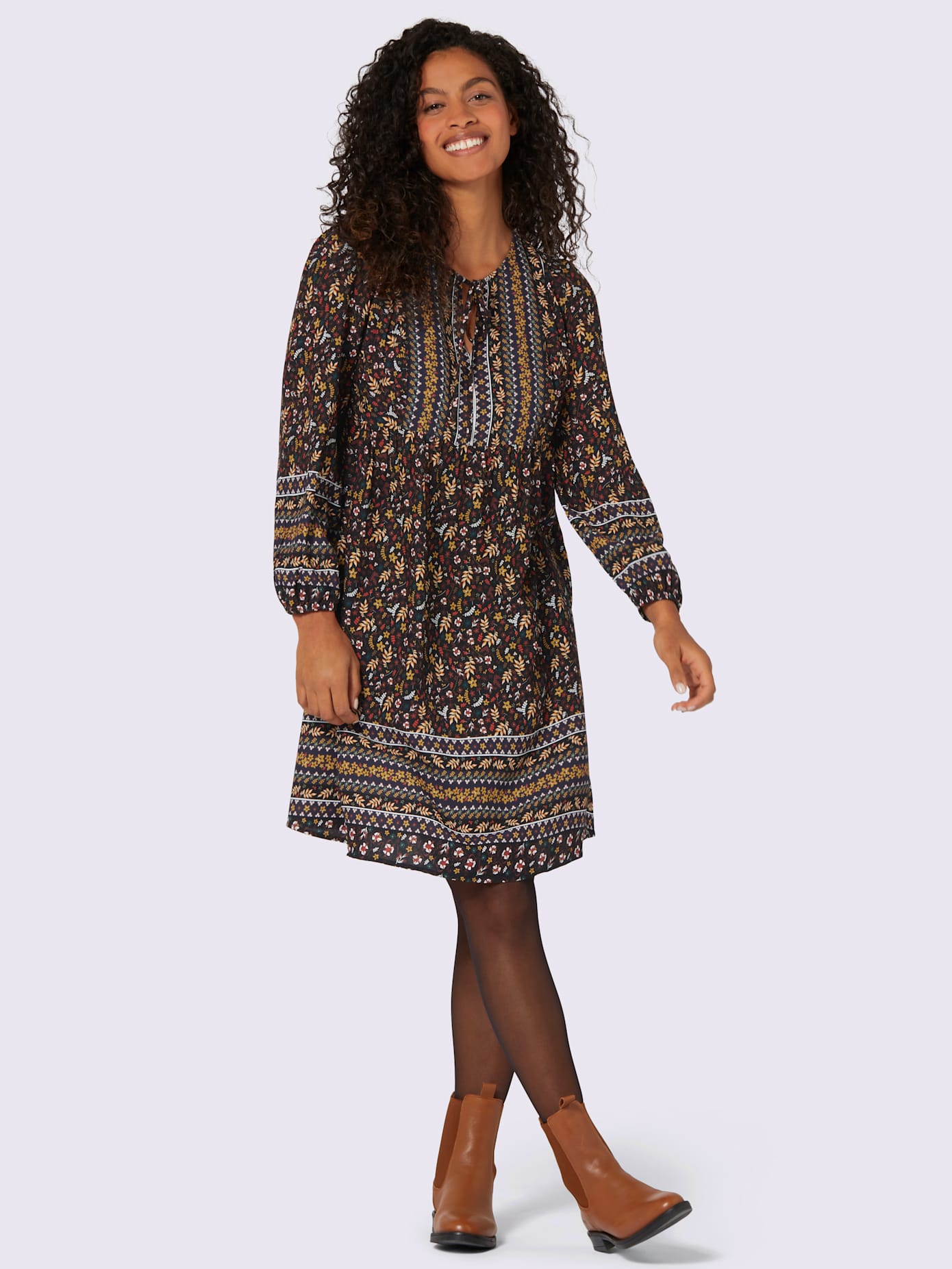 Robe imprimée qualité tissée