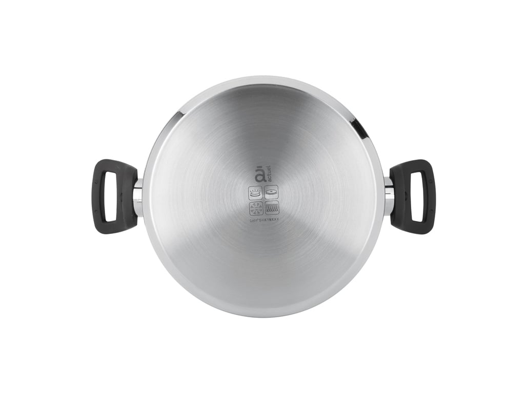 SET VAPOREIRA ACTUEL INOX ANTIADERENTE 24CM