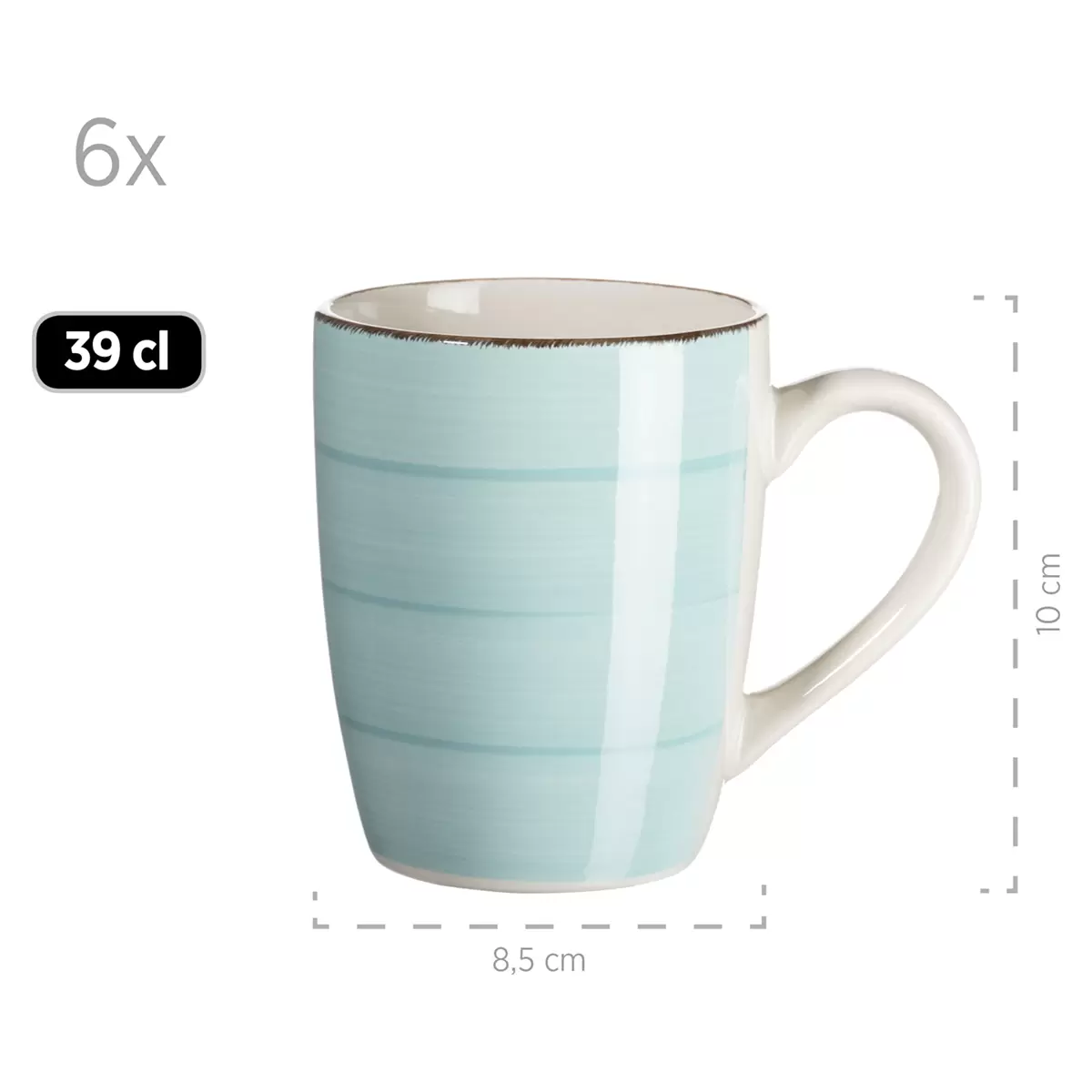 Geschirr-Set 30tlg. LUMACA türkis