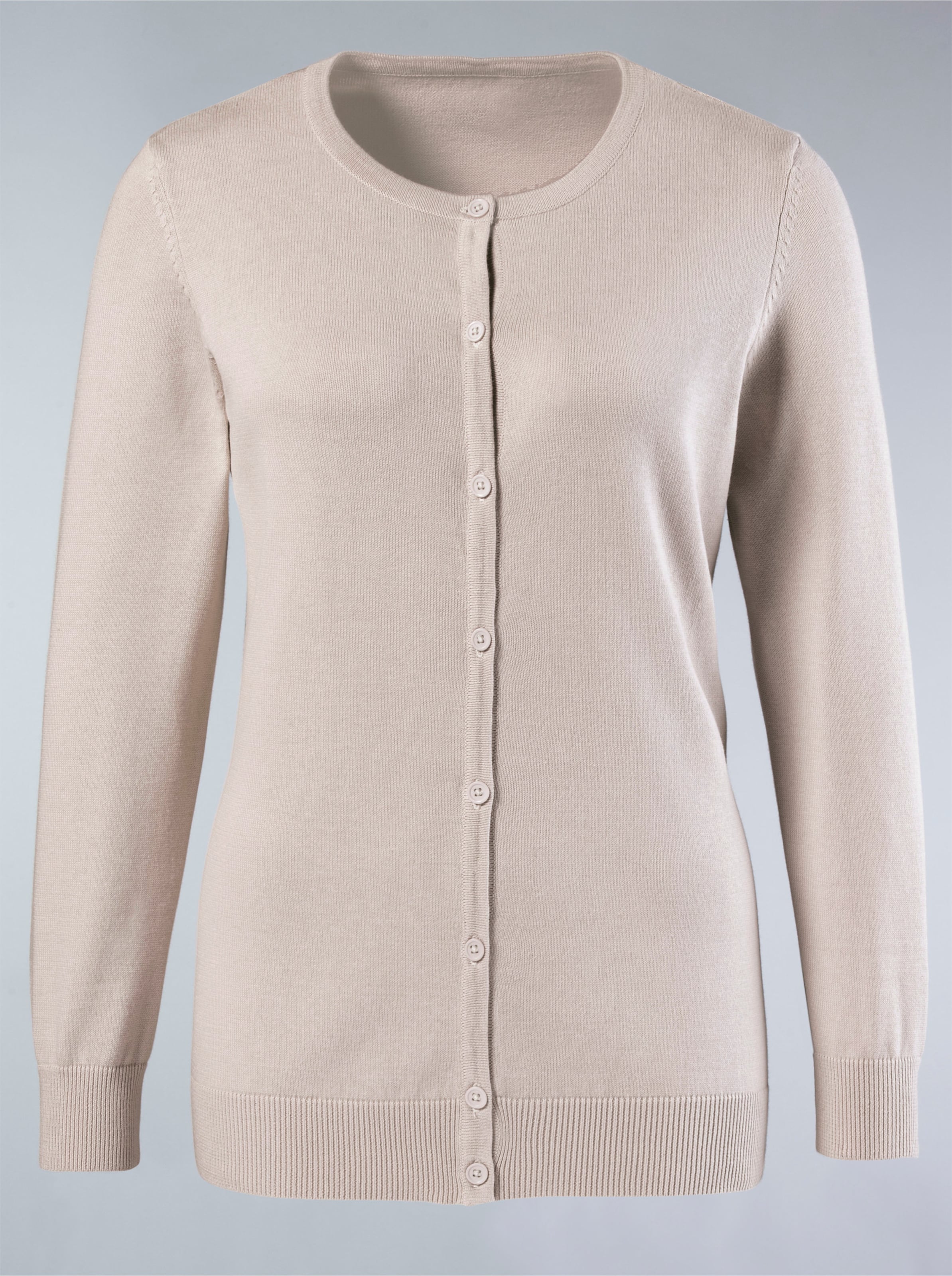 Strickjacke in beige