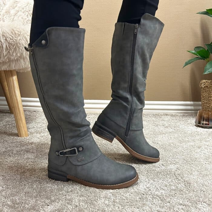 Rieker Lang Støvle Dame 94652-45