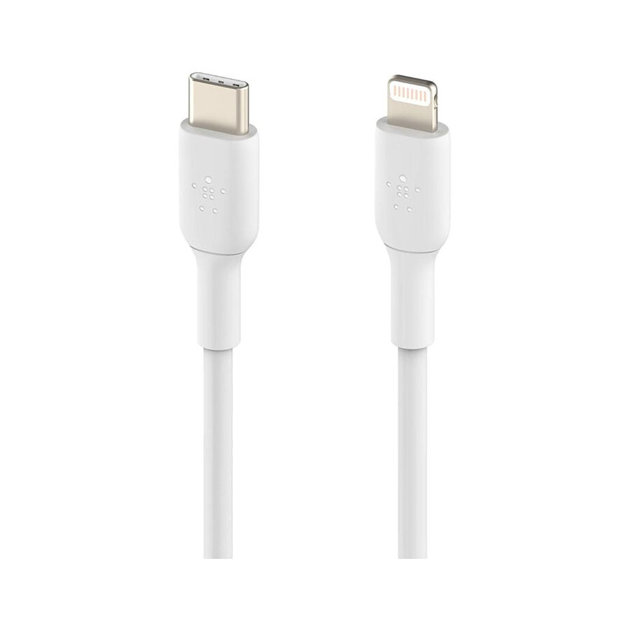 Câble USB-C vers Lightning MFI (blanc) - 1 m