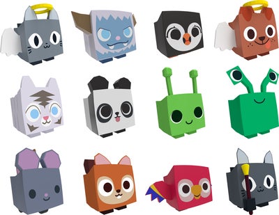 Pet Simulator Core Mystery Pack Figursett Series 2 4-Pakk