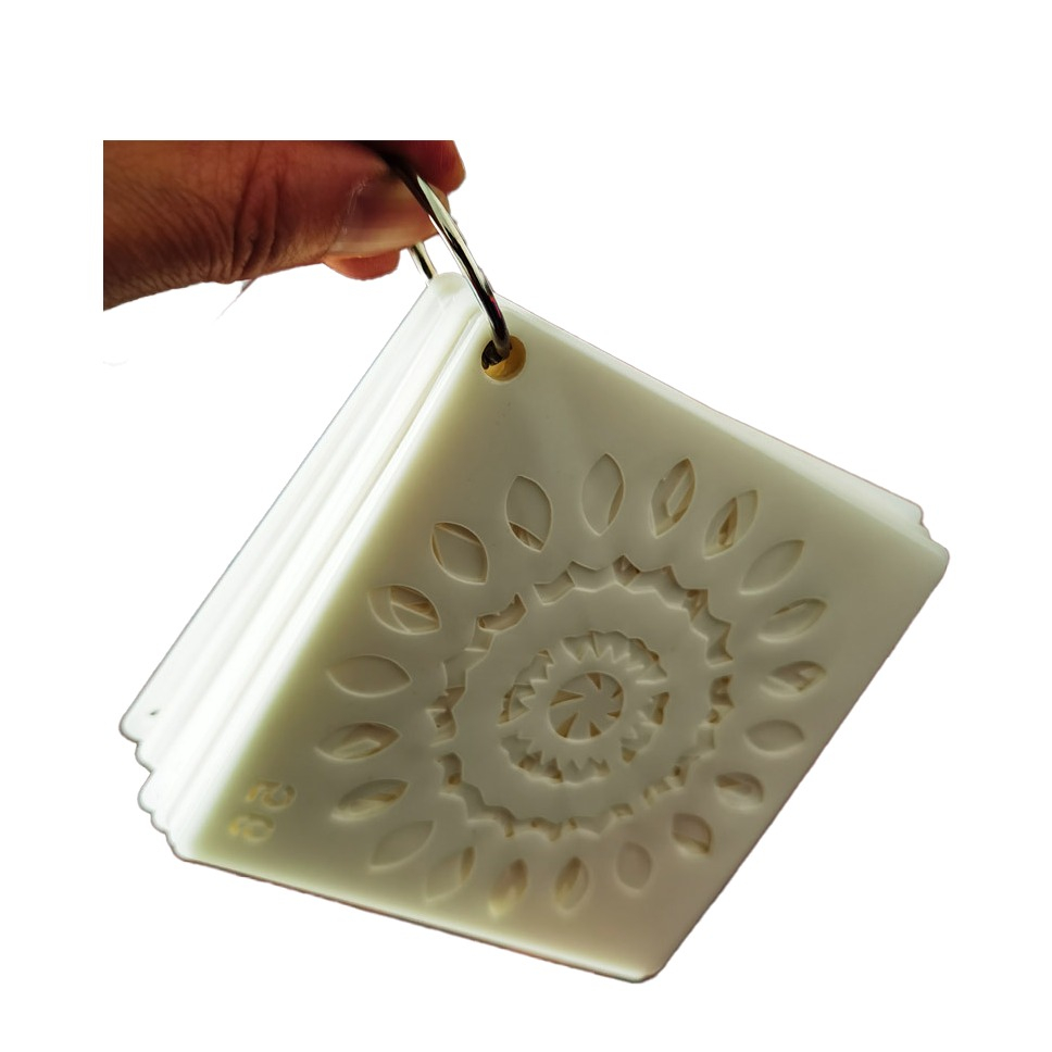 (36er Set) 9x9cm Zeichen Schablonen Wiederverwendbare DIY Mal Vorlagen - Mandala