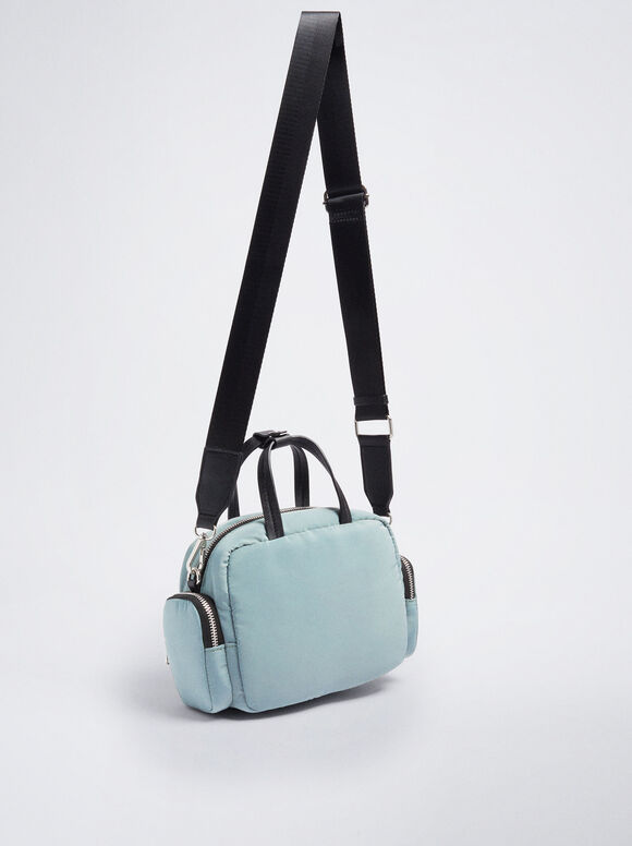 Sacola de nylon verde