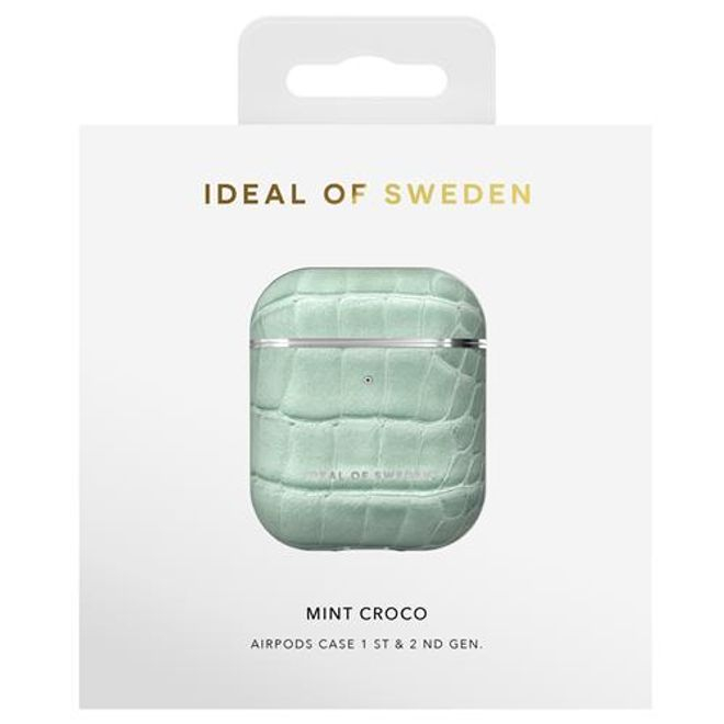 AirPods (1. & 2. Generation) Hardcase Schutzhülle Abdeckung (IDAPCSS21-261) - Mint Croco