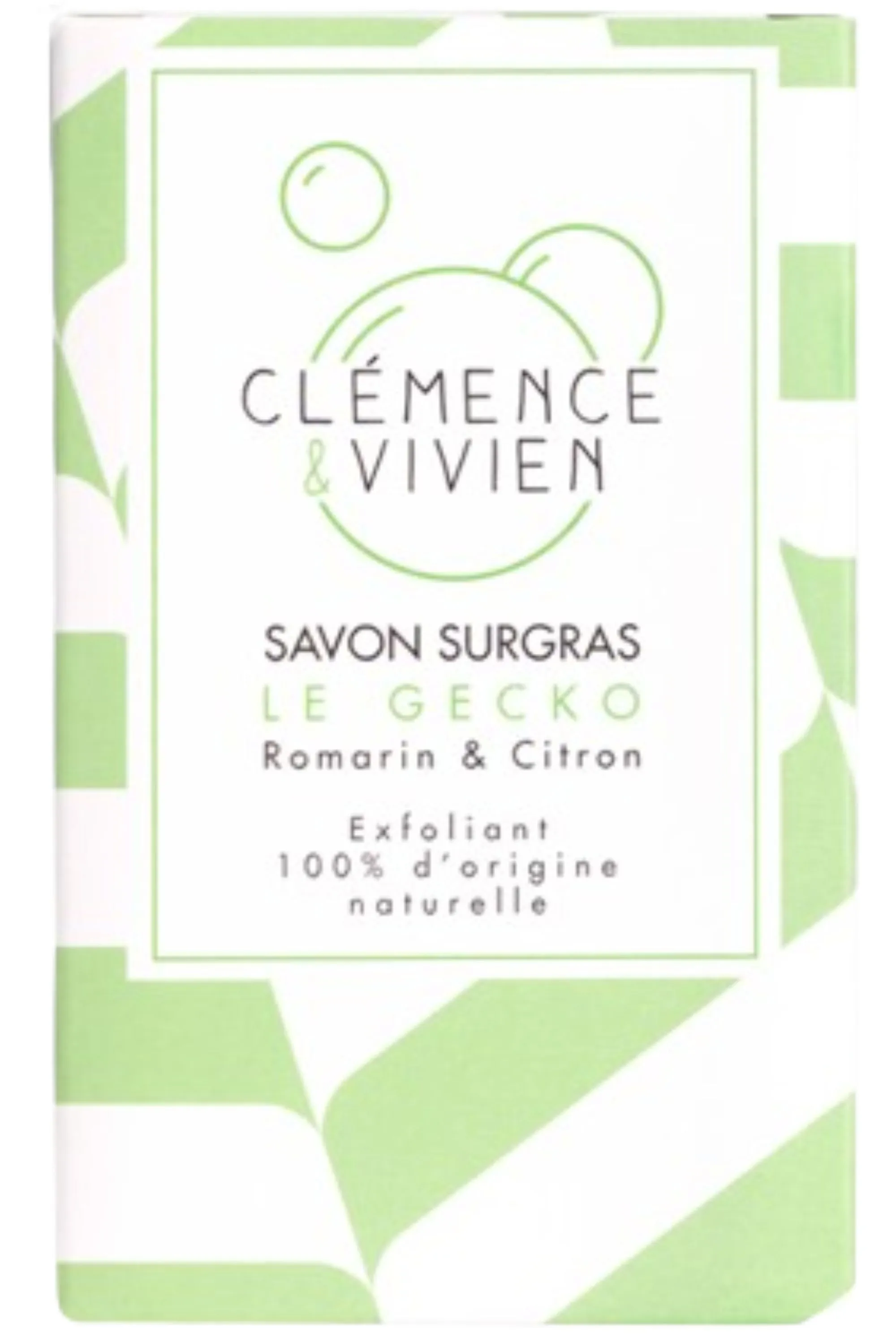 Clémence et Vivien Savon solide exfoliant le Gecko-100 g