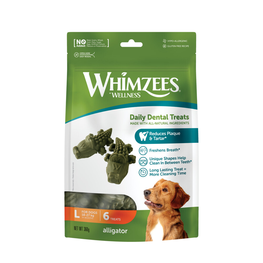 Whimzees Krokodil L6 stuks