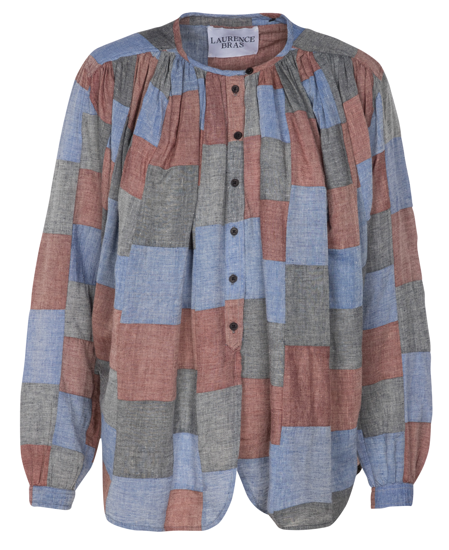 CIGAR - Blouse col rond en coton | Multicolore