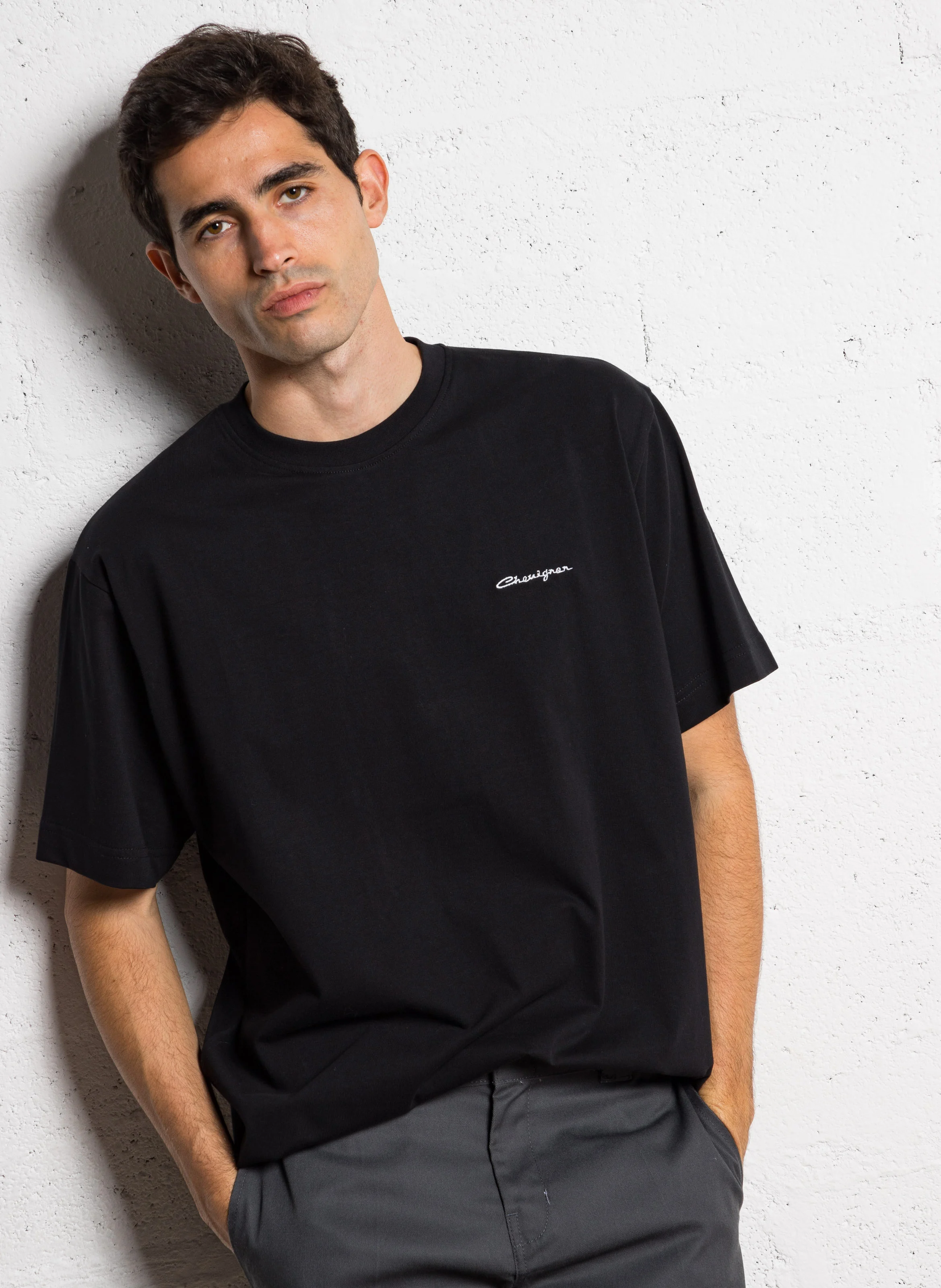 CITY - Tee-shirt ample en coton bio | Noir