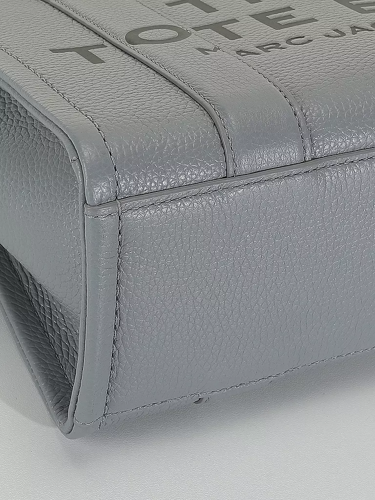 MARC JACOBS Ledertasche - Tote Bag THE SMALL TOTE LEATHER grau