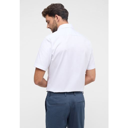 Eterna Kortærmet Modern Fit Skjorte, Hvid, 44