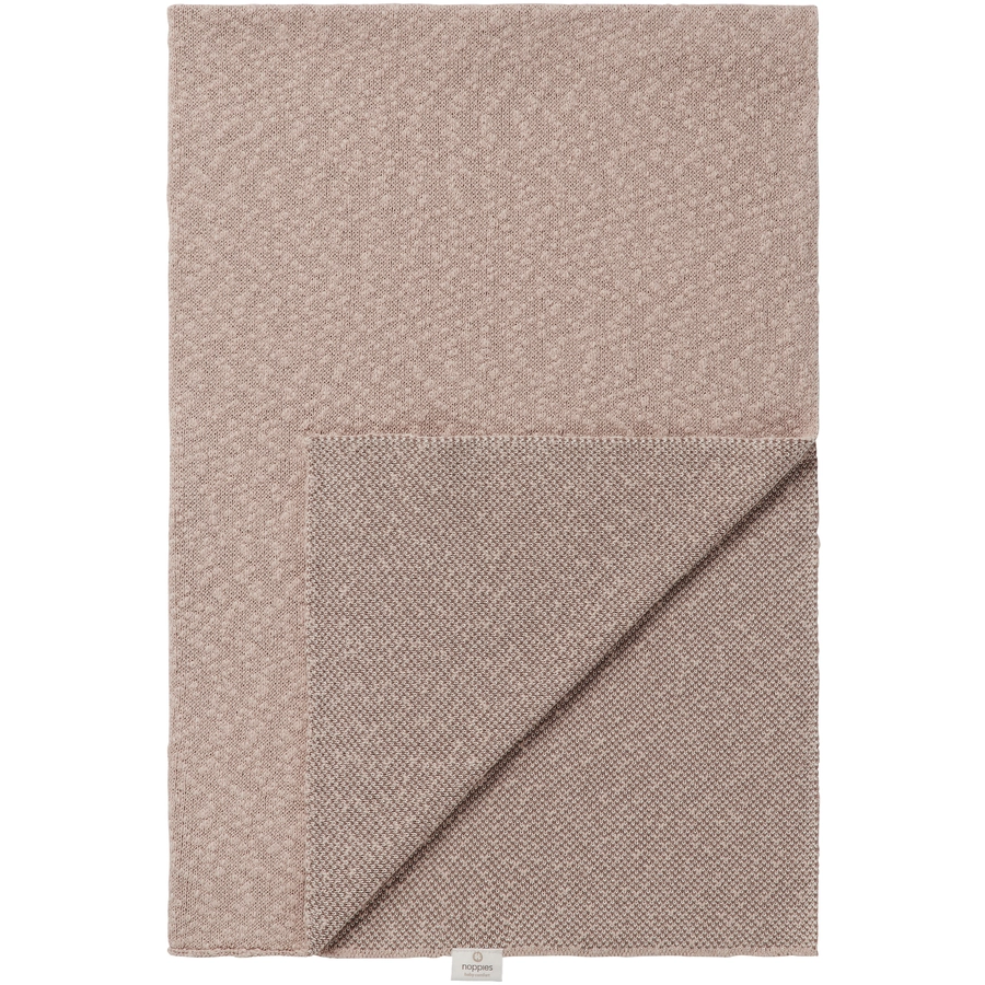 Noppies Decke für das Bettchen Melange knit 100x140 cm Oxford Tan