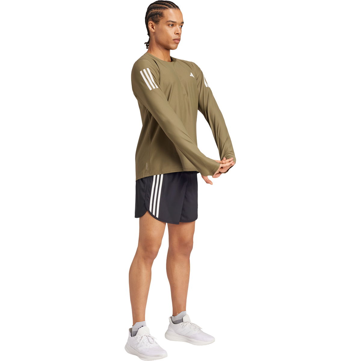 adidas Own The Run B Langærmet Løbe T-shirt Herre