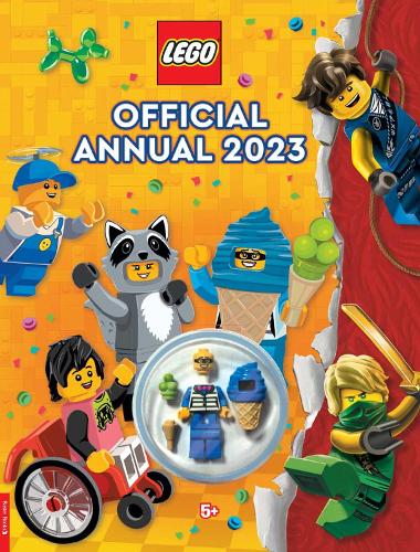 LEGO Official Annual 2023 (with Ice Cream crook LEGO minifigure) (Hardback)