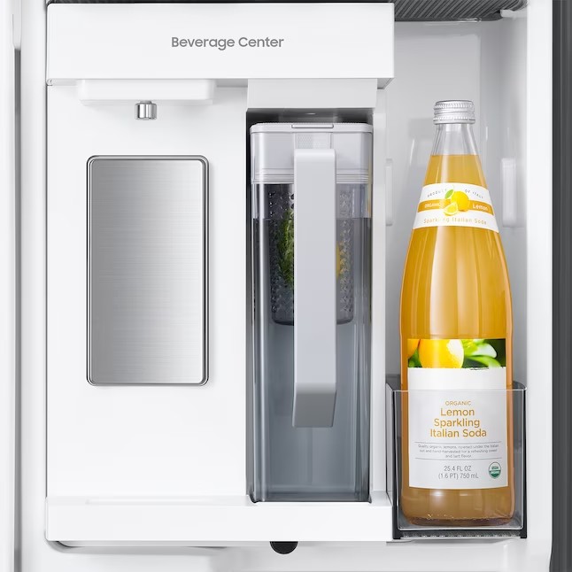 Refrigerador Samsung Mega Capacity de 31,5 pés cúbicos com portas francesas e máquina de gelo dupla (aço inoxidável resistente a impressões digitais) ENERGY STAR