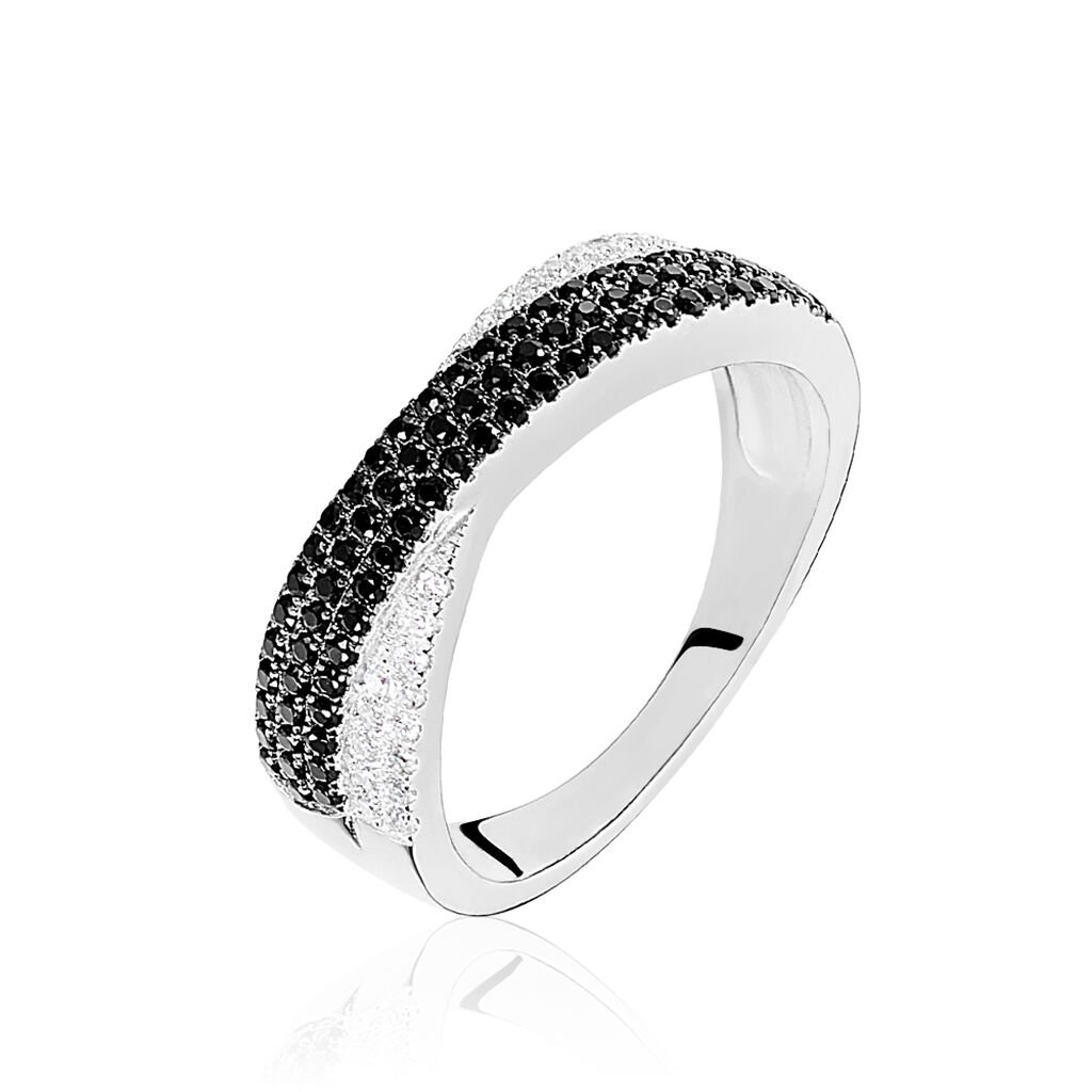 Bague Delea Argent Blanc Oxyde De Zirconium