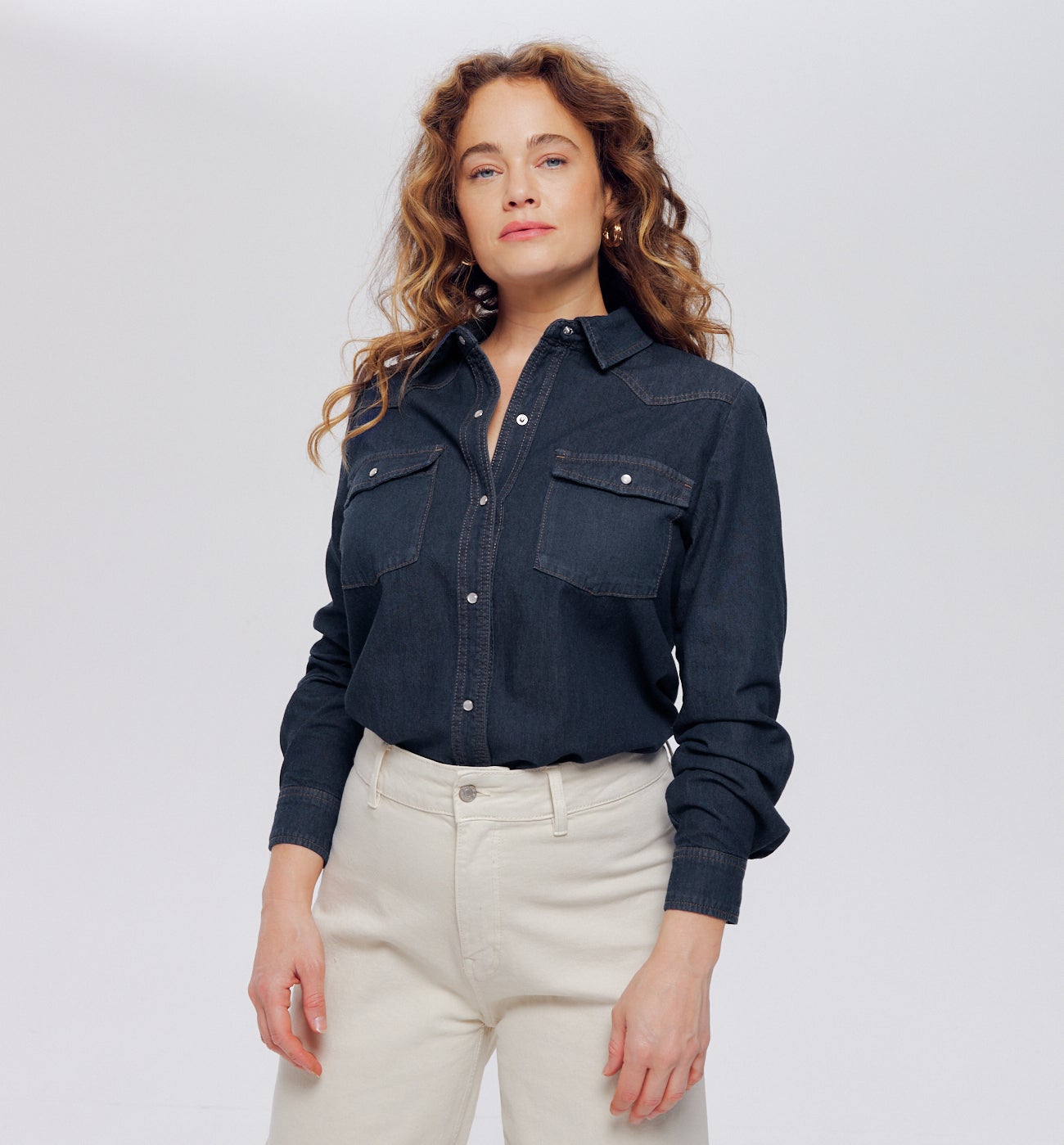 Chemise en jean Femme - Jean rinse