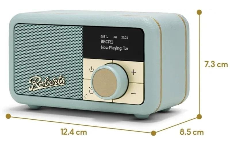 ROBERTS RADIO Digitalradio (DAB+) »Revival Petite 2 Duck Egg Blue« (Bluetooth Digitalradio (DAB+) )