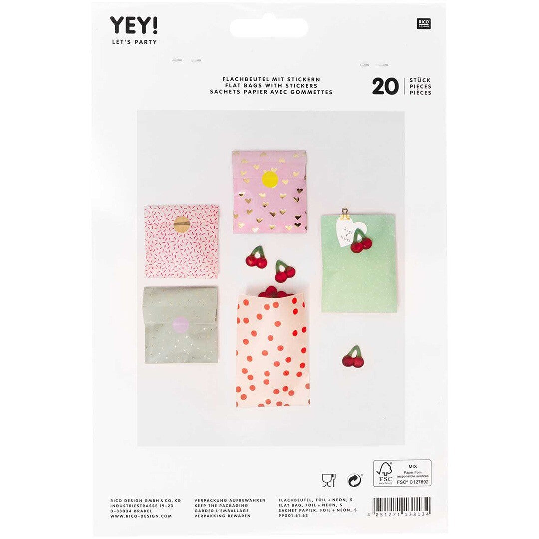 Cadeauzakjes - mix - 20st