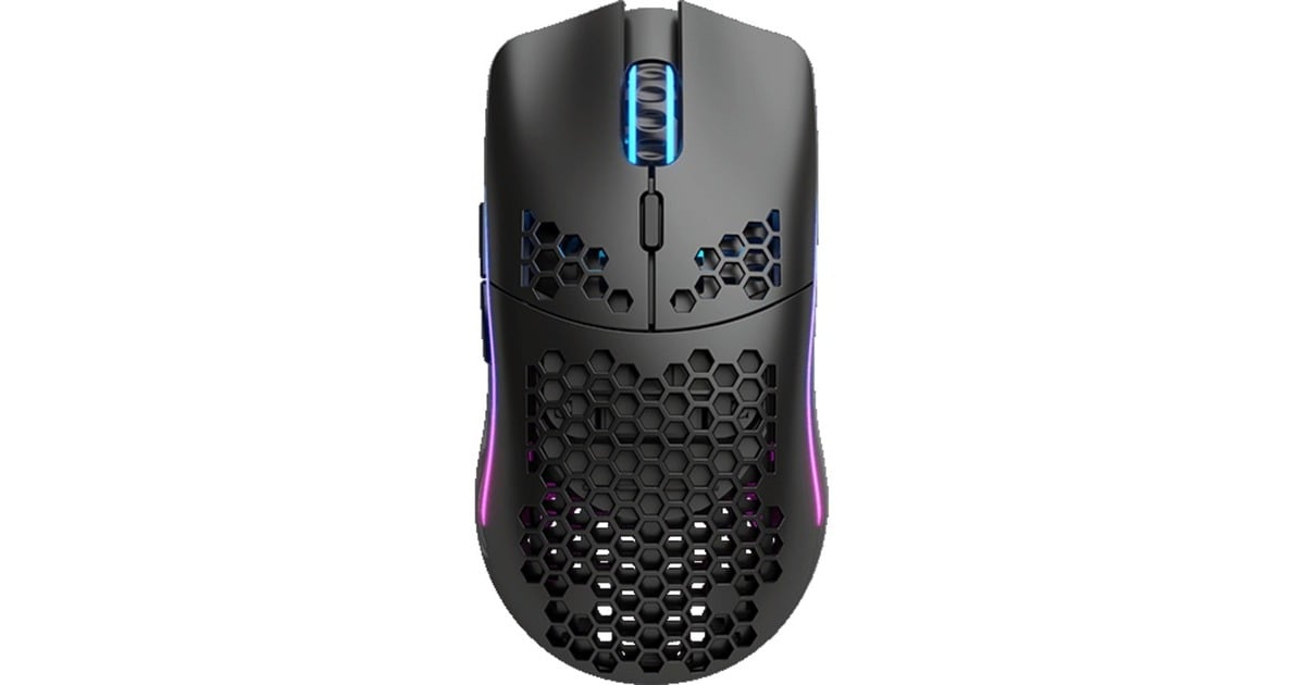 GloriousModel O Wireless gaming muis  (Zwart, 19.000 dpi, RGB leds)