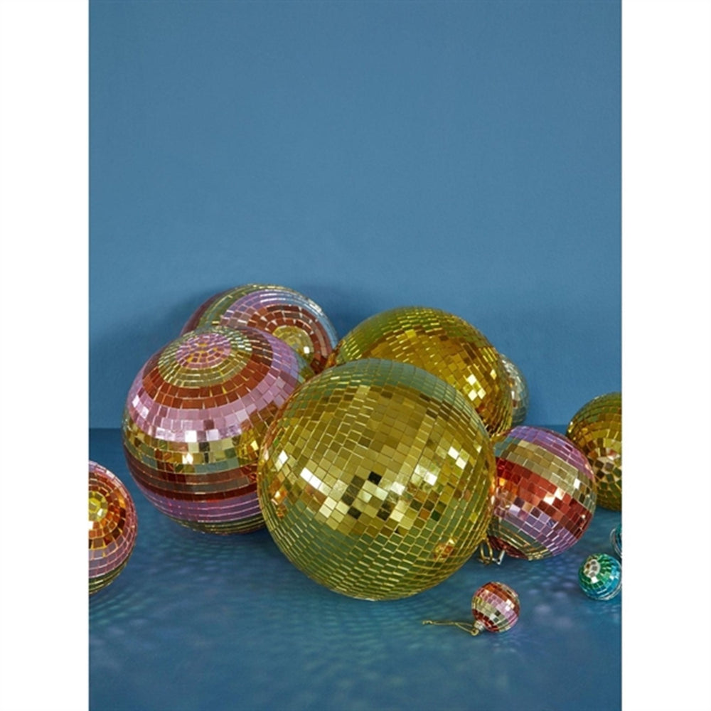 Gold Mellem Diskokugle - Rice → Luksusbaby.dk