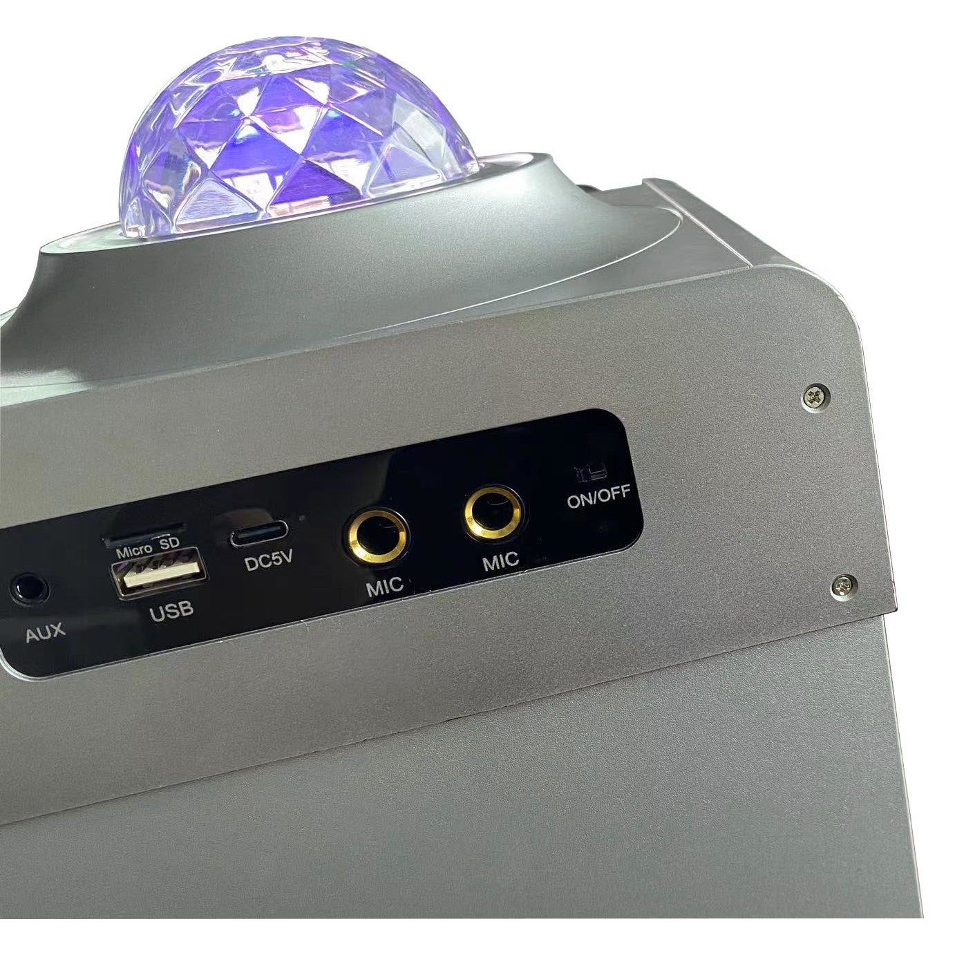 N-Gear Block Disco Star 710 Silver partyspeaker