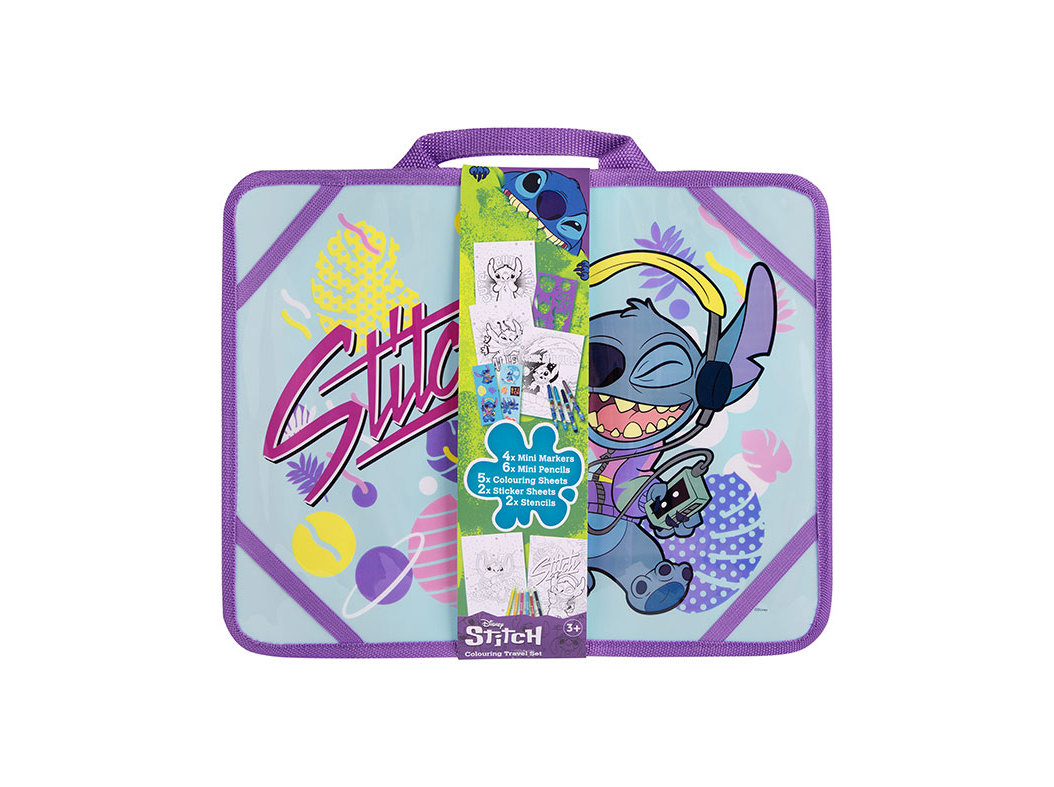 LIVRO COLORIR VIAGEM STITCH C/ TABULEIRO