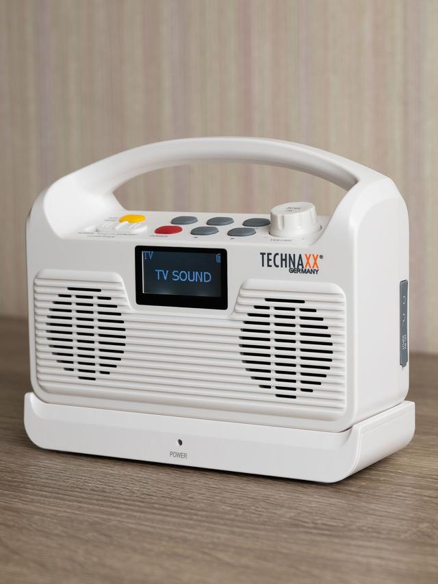 Technaxx Kabelloser TV-Lautsprecher mit Basisstation TX-317