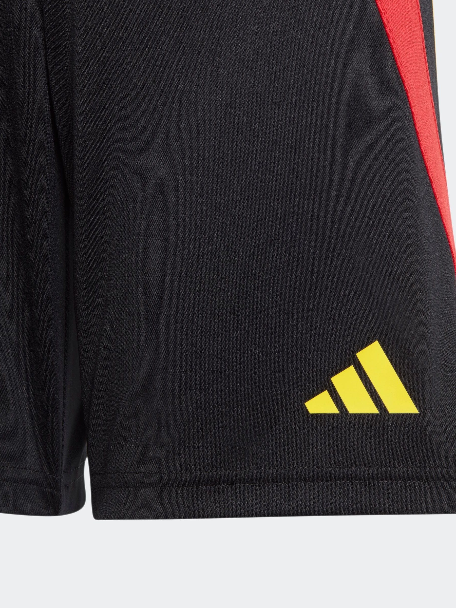 Rood met zwart - adidas Fortore 23 short