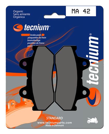 Plaquettes de freins Tecnium route organique - MA42