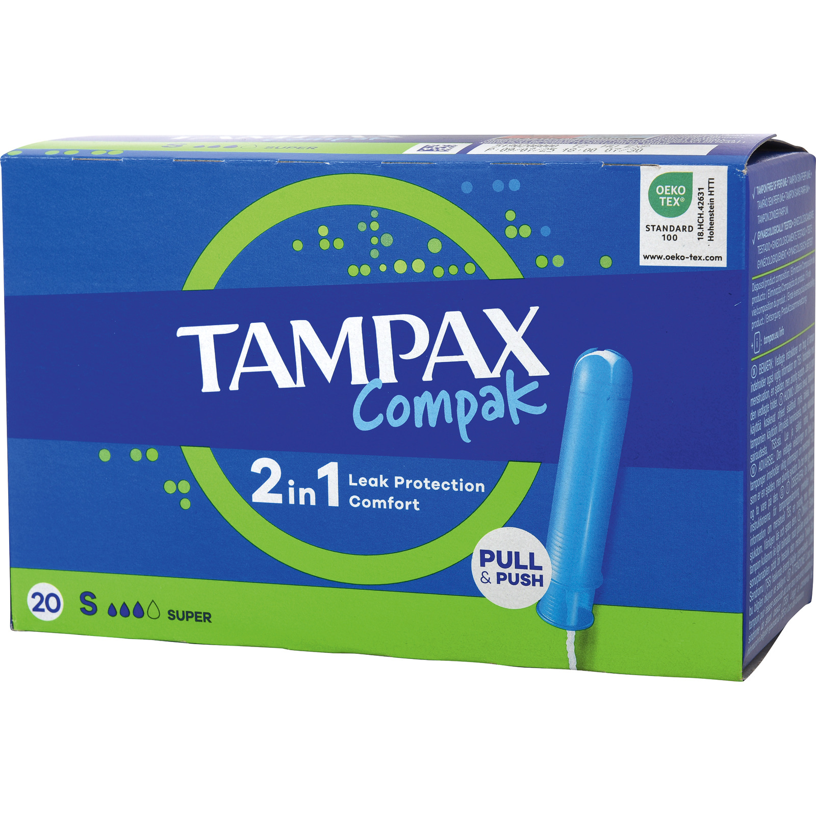 Tampax Compak Tampons Super 20 Stück