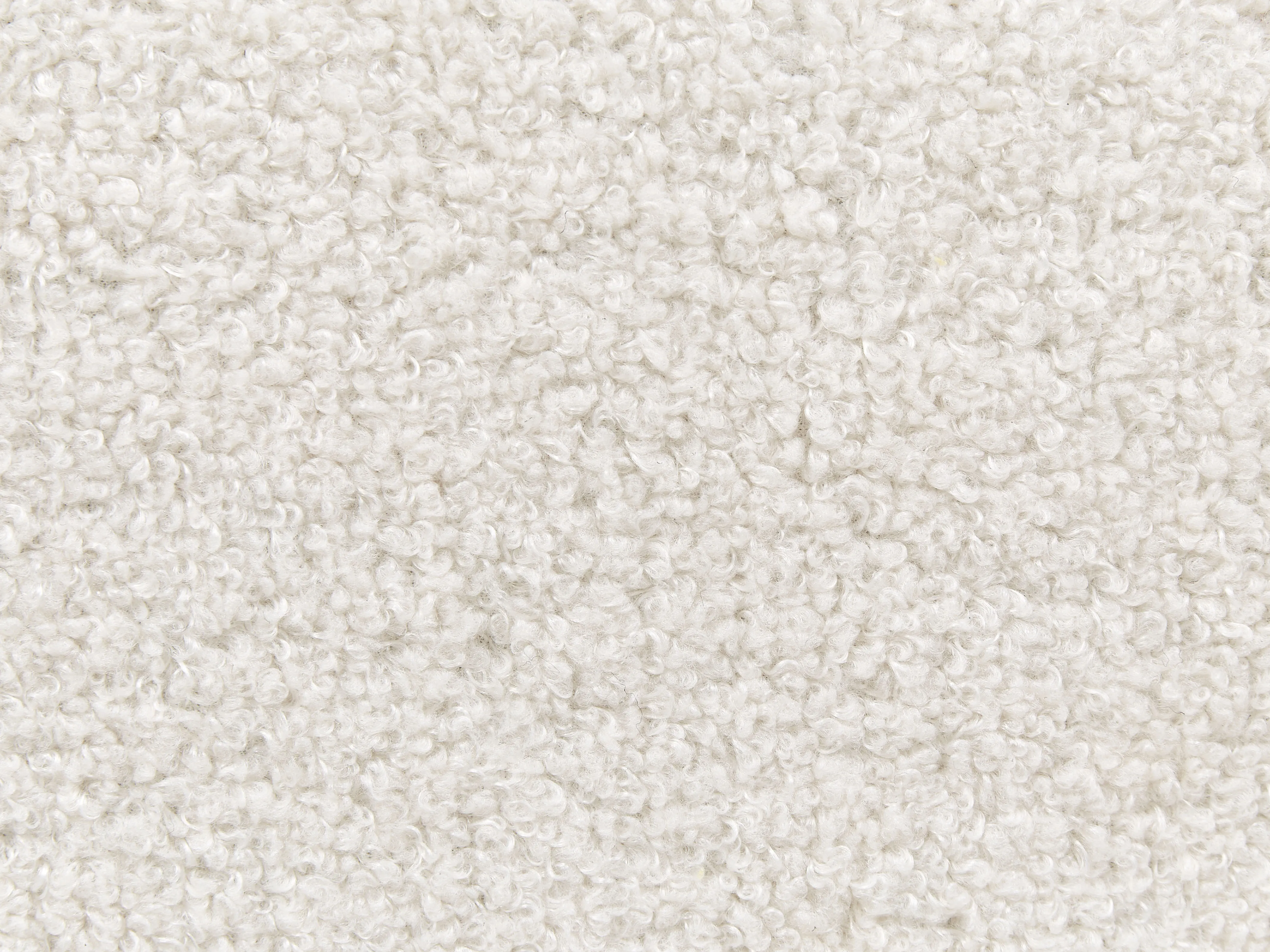 Bed zonder hoofdbord Bouclé ROANNE 180 x 200 cm Lichtbeige