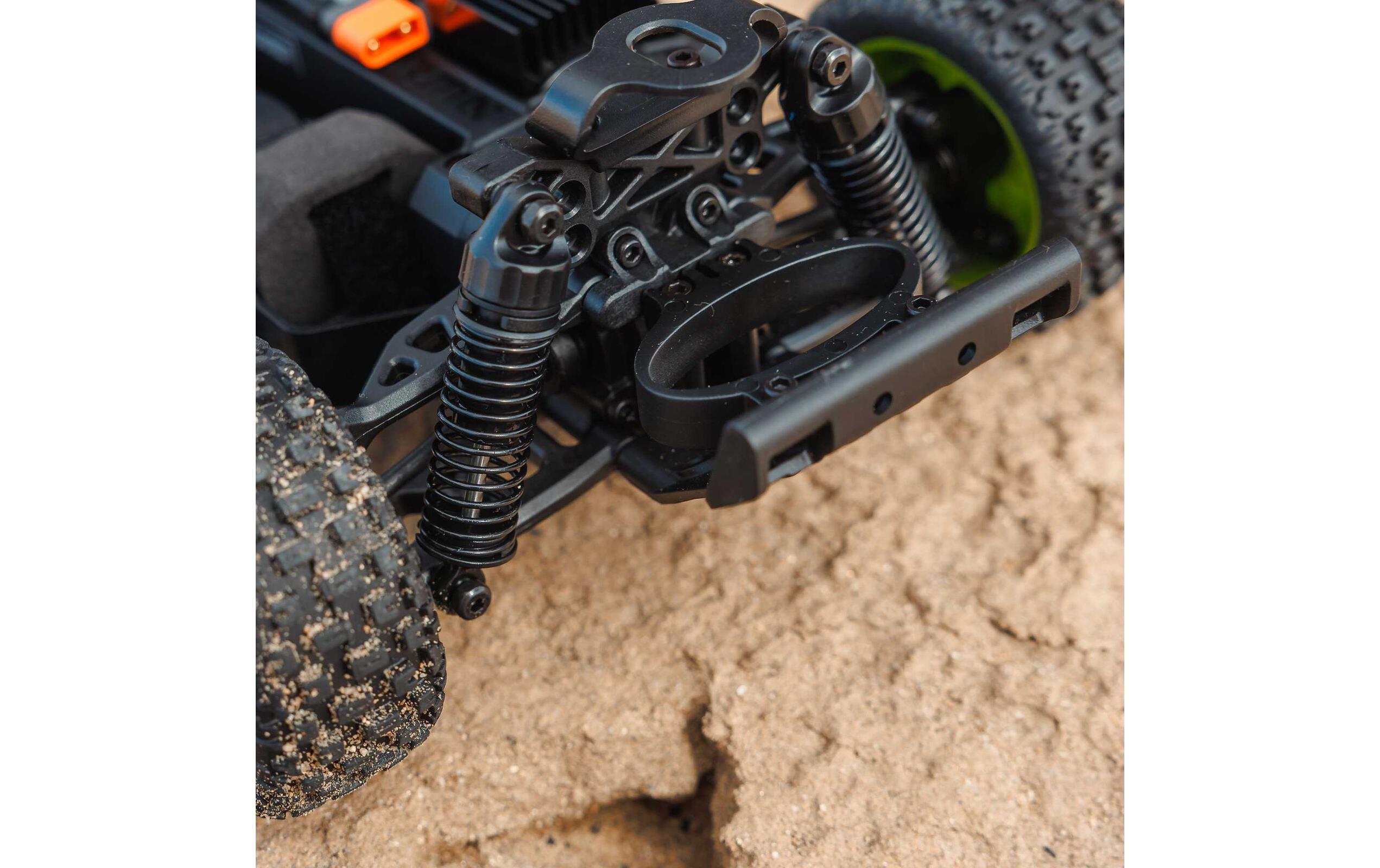 Desert Truck Mojave Grom Mega 380 Blau, RTR, 1:18<br>Robuster 4wd mini RC Trophytruck mit Spektrum Technik